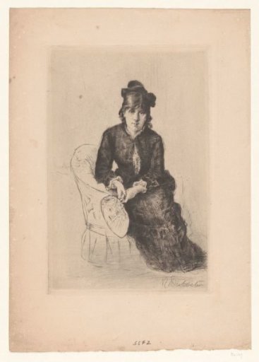 Portrait of Berthe Morisot