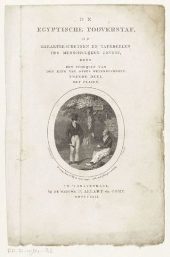 Two men in a forest