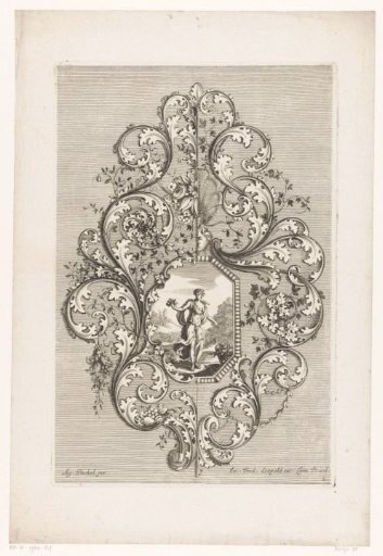 Medallion with Flora