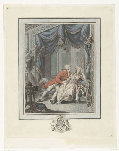 Young Man Attempting to Seduce a Lady