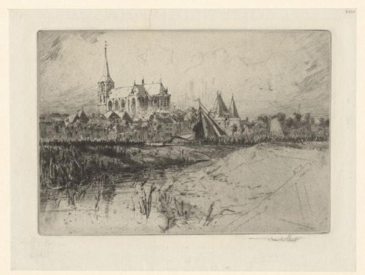 View of the Bovenkerk at Kampen