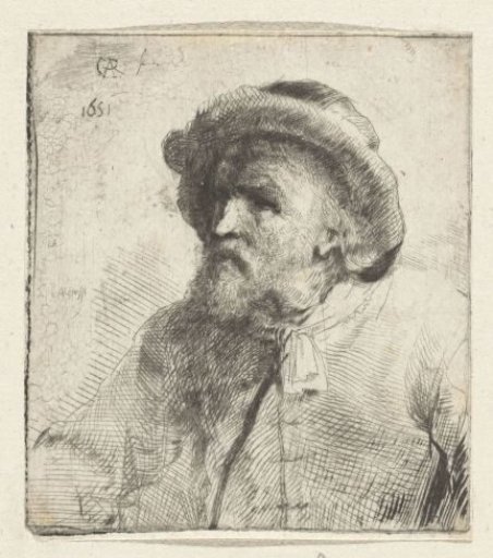 Bust of an old man