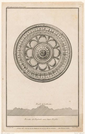 Rosette with Garlands