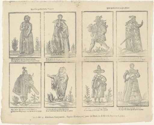 Here You See Many Different Ways / Each Dressed and According to Their Style