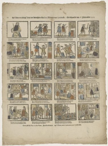 The Life and Deeds of the Notorious Thief and Murderer Kartousie / Executed on November 28, 1721