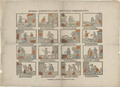 Boys, oh look at this courtship / of Crelis and Maertje van Ossaan