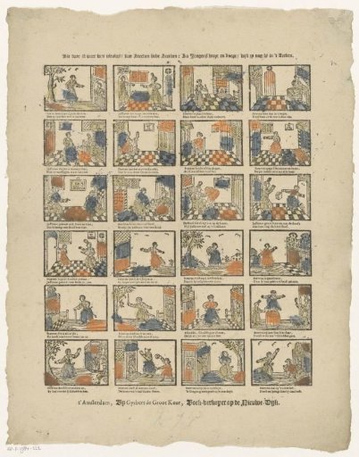 See there again something new / from Steeven, dear Steeven: Come on boys, run and buy / while she is still alive