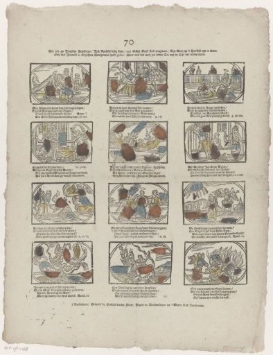 Here you see, young scholars / the Apostles of Jesus at work (...)