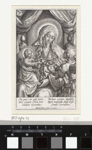 Mary with the Christ Child and an angel