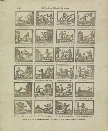 The amusing pastime of the boys
