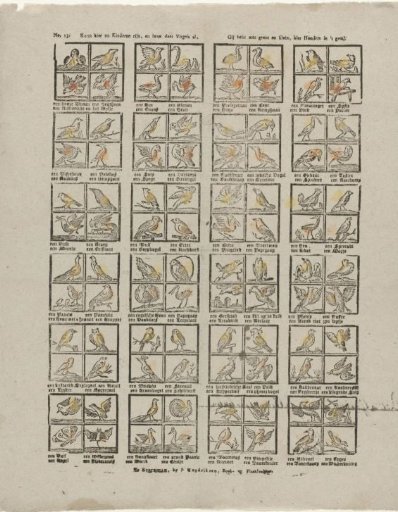 Come now, pure children, and learn these birds; you have here a hundred in number, both great and small