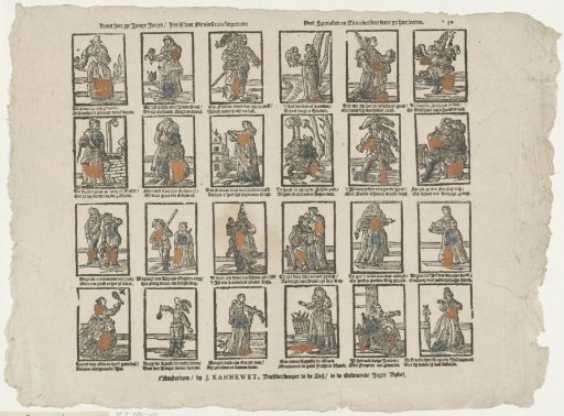 Come here, you young youth, / Here is something new according to your desire: / Many proverbs and emblems you can learn here