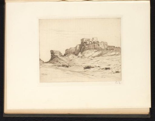 Ruins of the castle of Les Baux