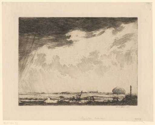 Rainstorm, Volendam