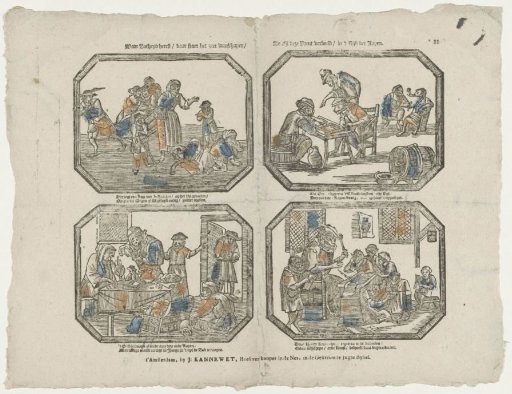 Where folly reigns / there stands the seamen / As this print depicts / in the kingdom of apes