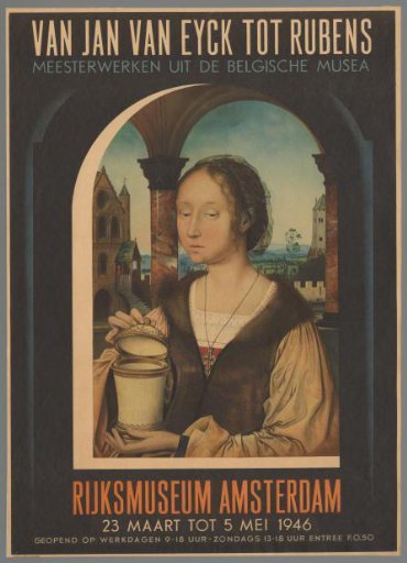 From Jan van Eyck to Rubens. Masterpieces from Belgian museums, 1946