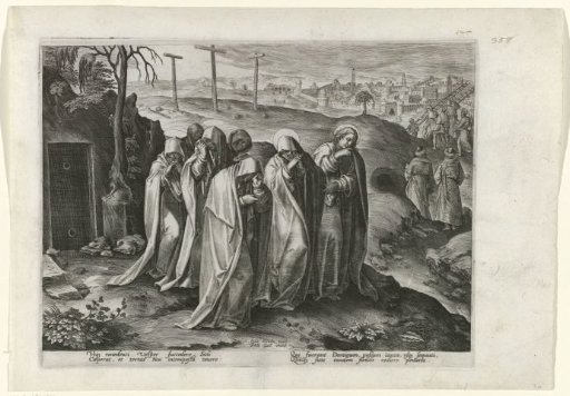 The Mourning Procession Leaves the Tomb of Christ