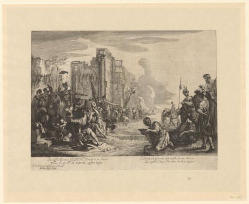 Gideon Testing His Army at the Jordan
