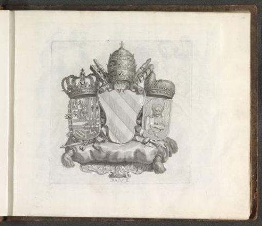 Three coats of arms