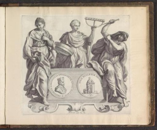 Portrait of Gregorio Barbarigo and the Personifications of Suffering, Distinction of Good and Evil, and Slander