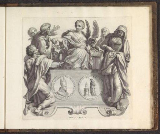 Portrait of Gregorio Barbarigo and the Personifications of Mercy and Compensation