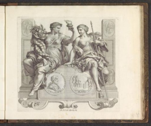Portrait of Agostino Barbarigo and the personifications of Concord and Peace