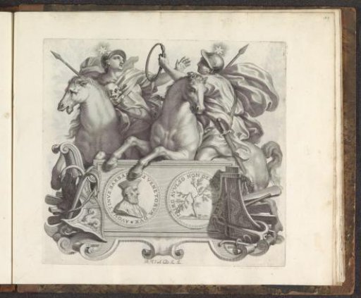 Portrait of Agostino Barbarigo and Two Men on Horseback