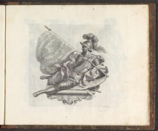 Soldier with the standard of Venice