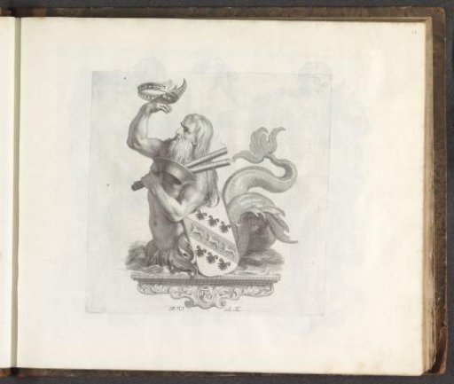 Mermaid with the coat of arms of Barbarigo