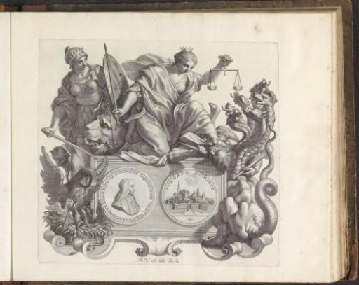 Portrait of Antonio Barbarigo and the personifications of Strength, Justice, and Wrath