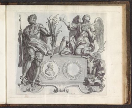 Portrait of Gregorio Barbarigo and the personifications of Contempt for the World and Longing for God