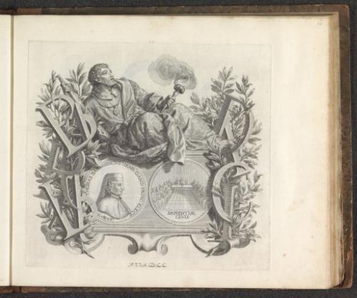Portrait of Tommaso Barbarigo and the personification of Fame or Glory