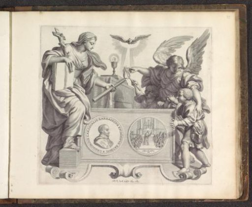 Portrait of Gregorio Barbarigo and the Personification of Faith