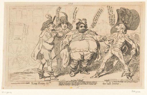 Caricature on Charles Fox, 1788