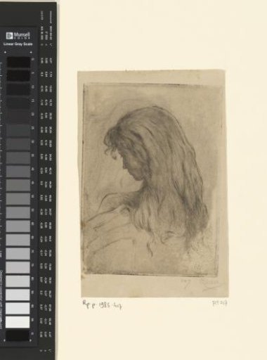 Woman with Long Hair, Seen from Behind