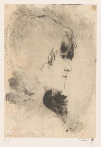Head of a young woman