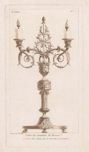 Girandole with Thyrsus