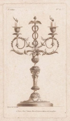 Girandole with Caduceus