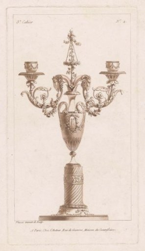 Girandole with a caduceus