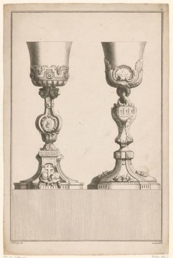 Chalices with crosses