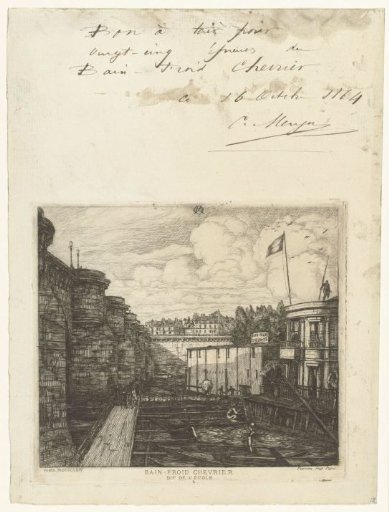 Cold-water bathhouse of Chevrier in Paris