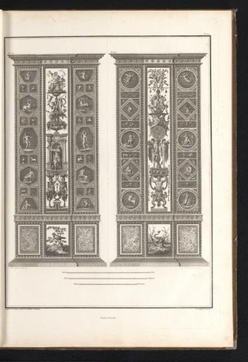 Wall decorations in the Loggia of Raphael in the Vatican