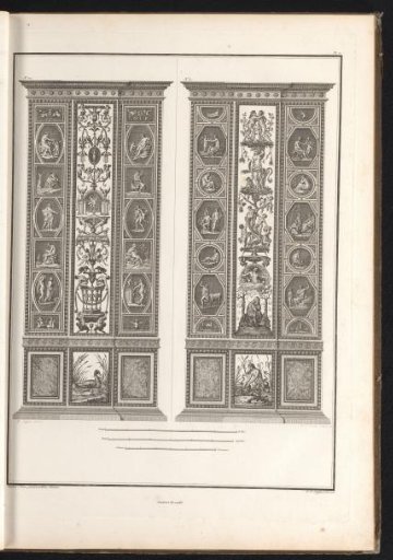 Wall decorations in the Loggia of Raphael in the Vatican