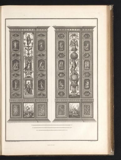 Wall decorations in the Loggia of Raphael in the Vatican