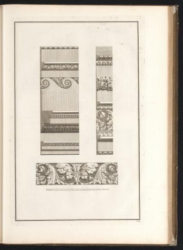Designs for architectural ornamental borders