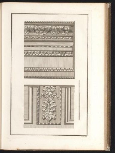 Designs for architectural ornamental borders