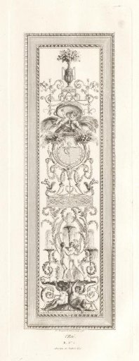 Design for a panel with a Chinese motif