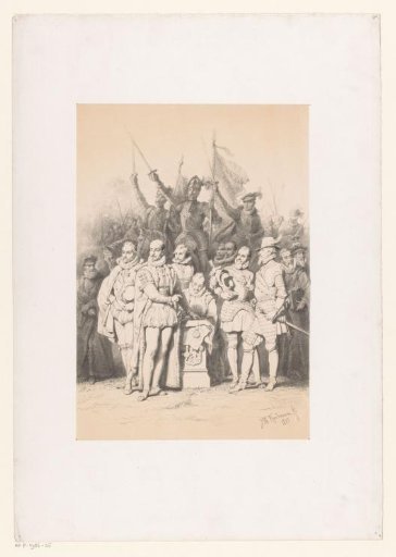 Louis of Nassau during the Battle of Heiligerlee