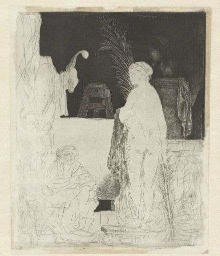 The artist drawing from the model ('The Statue of Pygmalion')