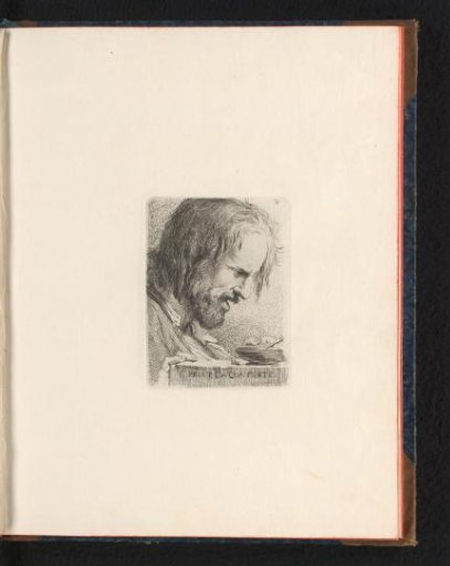 Man with Beard Next to a Bowl with Etching Needles